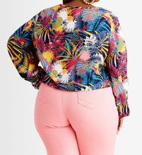 Load image into Gallery viewer, TROPICAL TIE FRONT TOP
