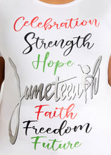 Load image into Gallery viewer, JUNETEENTH CELEBRATION GRAPHIC TEE
