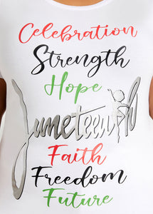 JUNETEENTH CELEBRATION GRAPHIC TEE