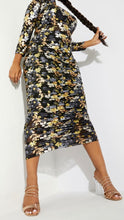 Load image into Gallery viewer, METALLIC FOIL TWO-PIECE SKIRT SET
