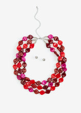 Load image into Gallery viewer, RESIN CHUNKY BEAD LAYER NECKLACE SET
