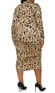 ANIMAL STATUS MIDI SKIRT SET