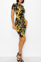 Load image into Gallery viewer, FLORAL BACKLESS BODYCON DRESS
