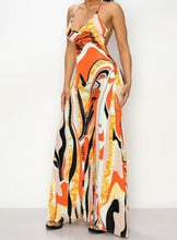 Load image into Gallery viewer, ABSTRACT BACKLESS JUMPSUIT
