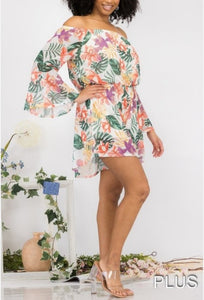 FLORAL ROMPER