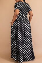 Load image into Gallery viewer, WRAP AROUND SHORT SLEEVE TOP AND MAXI SKIRT SET
