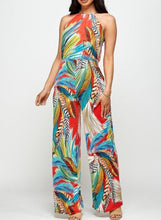 Load image into Gallery viewer, FLORAL PALAZZO JUMPSUIT
