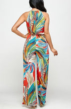 Load image into Gallery viewer, FLORAL PALAZZO JUMPSUIT
