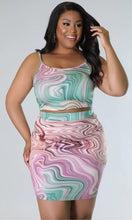 Load image into Gallery viewer, SWIRL THREE PIECE SKIRT SET
