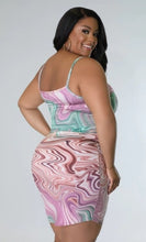 Load image into Gallery viewer, SWIRL THREE PIECE SKIRT SET
