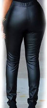 Load image into Gallery viewer, FAUX LEATHER CUT-OUT LEGGINGS
